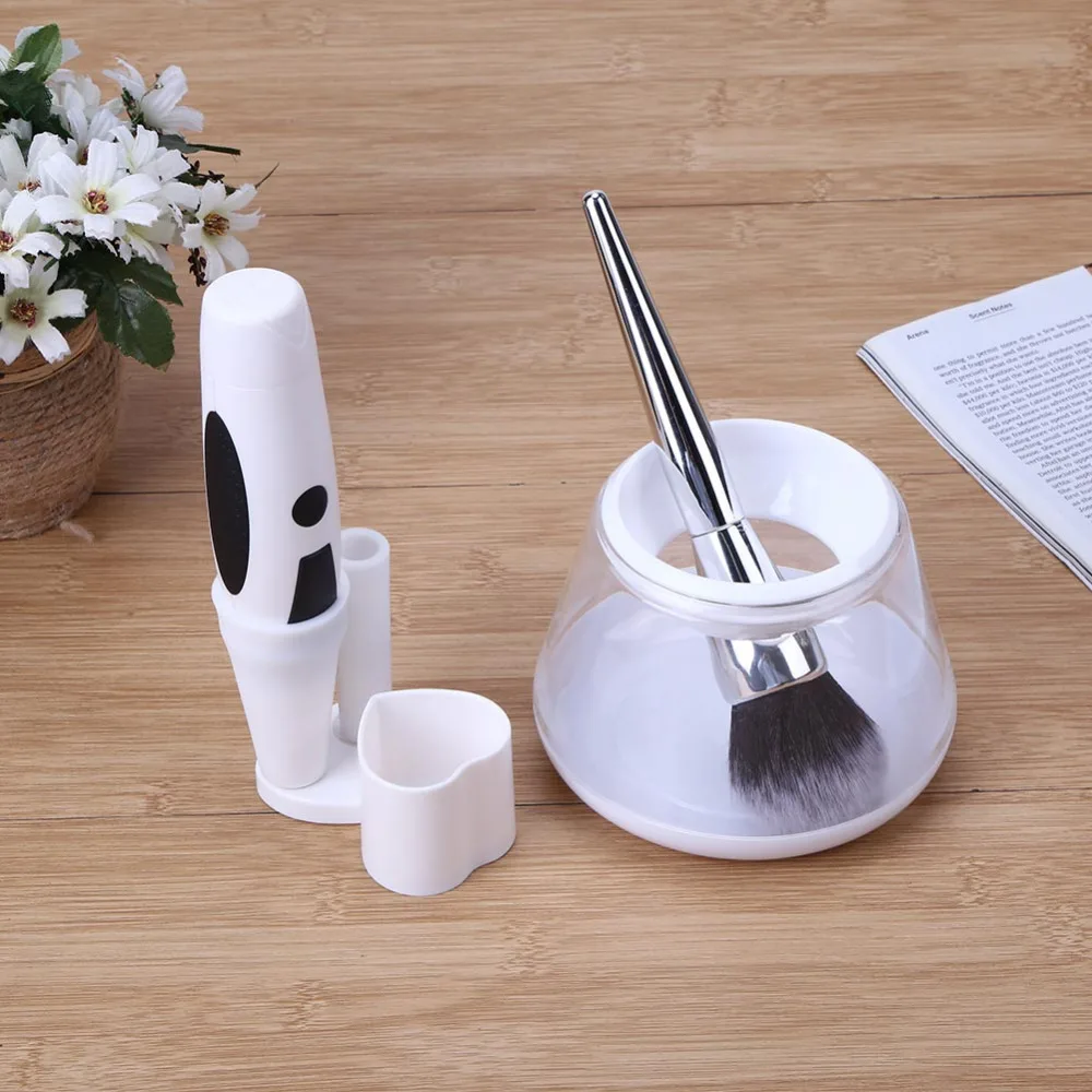 

1 Set Makeup Brushes Cleaner Convenient Silicone Electric Make up Brushes Cosmetic Cleanser Cleaning Tool Machine Kit