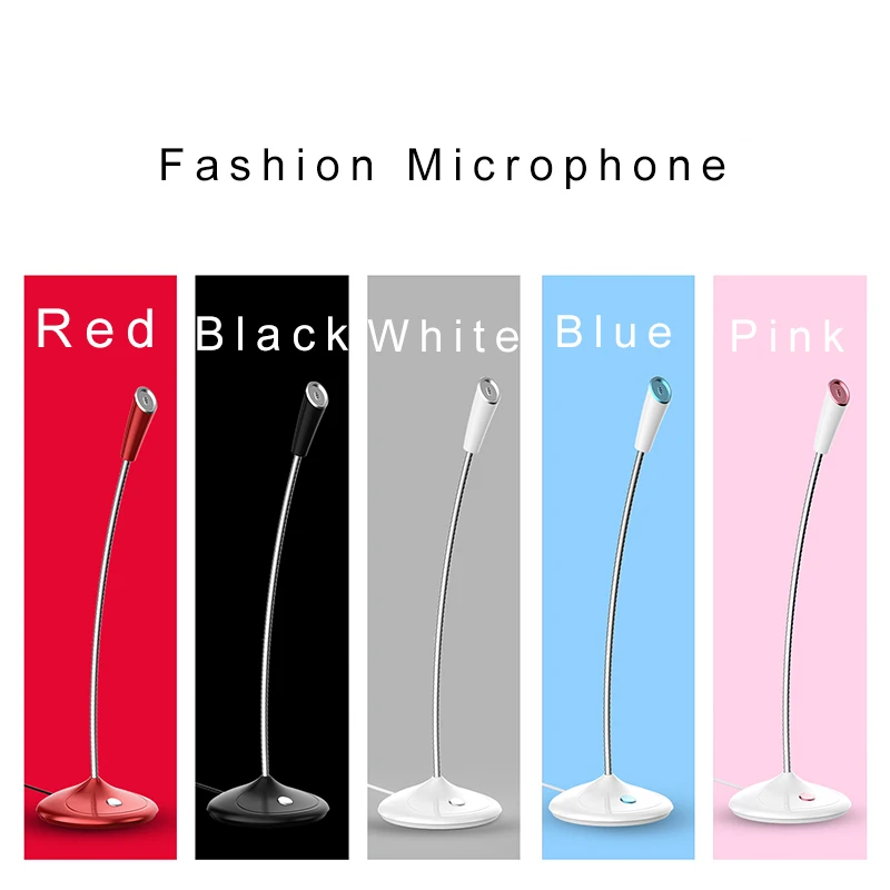 

For Computer Mobile Phone Tablet USB 3.5mm Two Version Professional Microphone Stand Microfone Record Singing Studio PC Wire