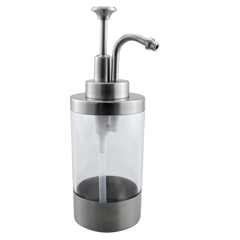 Stainless Steel Liquid Lotion and Soap Dispenser Pump Bottle Bathroom Kitchen Countertop