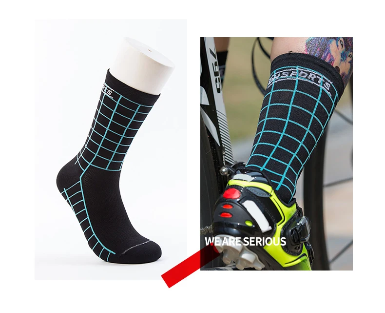 DH Спортивные Профессиональные носки для езды на велосипеде дышащие спортивные носки для занятий спортом на открытом воздухе Компрессионные спортивные носки для мужчин и женщин