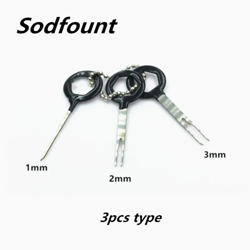 3pcs, 8pcs, 11pcs Car Plug Circuit Board Wire Harness Terminal Extraction Pick Connector Crimp Pin Back Needle Remove Tool