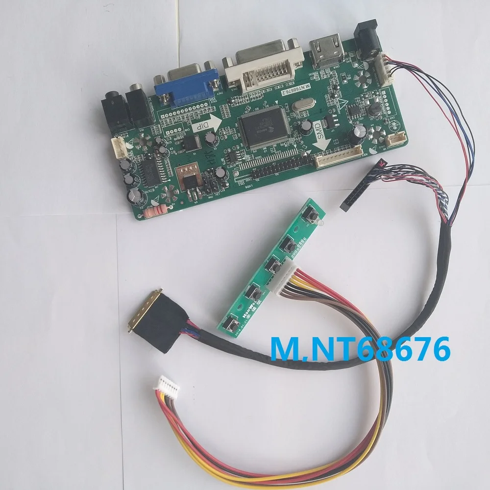 

Kit For LP156WF1-TLF1 Audio card DIY Controller board LED LCD 15.6"Screen Monitor HDMI VGA DVI Panel 1920X1080 40pin LVDS