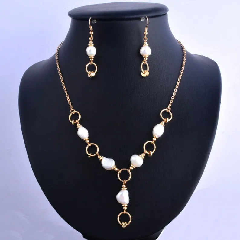FRESHWATER PEARL NECKLACE SET 2