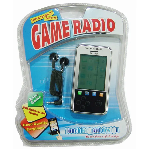 SellZC2081BrickGamewithRadioFMautoscanradioportablehandheld