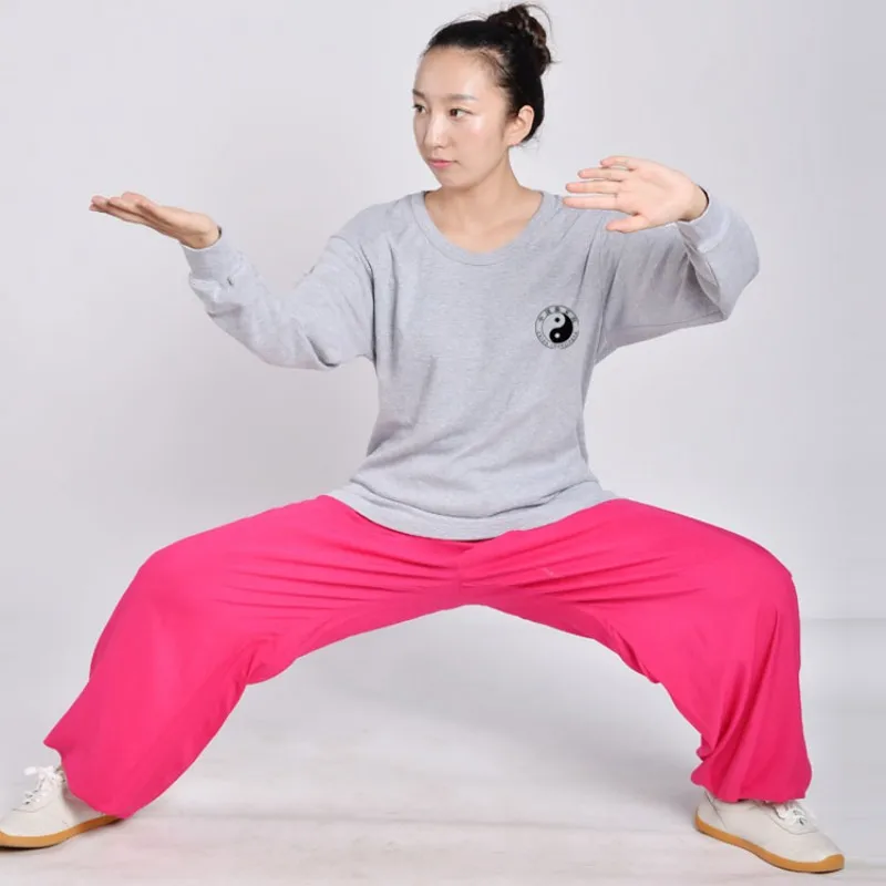Мужская летняя хлопчатобумажная дышащая Тай Чи униформа, свитер Топы ушу Тренировки Короткий рукав для боевых искусств кунг-фу тренировочная футболка