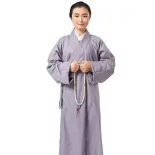 Летнее платье лежала одежда сюртуках хлопчатобумажное пальто китайский Буддизм стиль туалетный храм униформу персонала