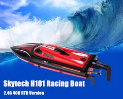 Skytech H101 2.4 г Дистанционное управление 180 градусов флип Высокое Скорость Электрический 4 Каналы гонки Жестокие Скорость лодка детей игрушки