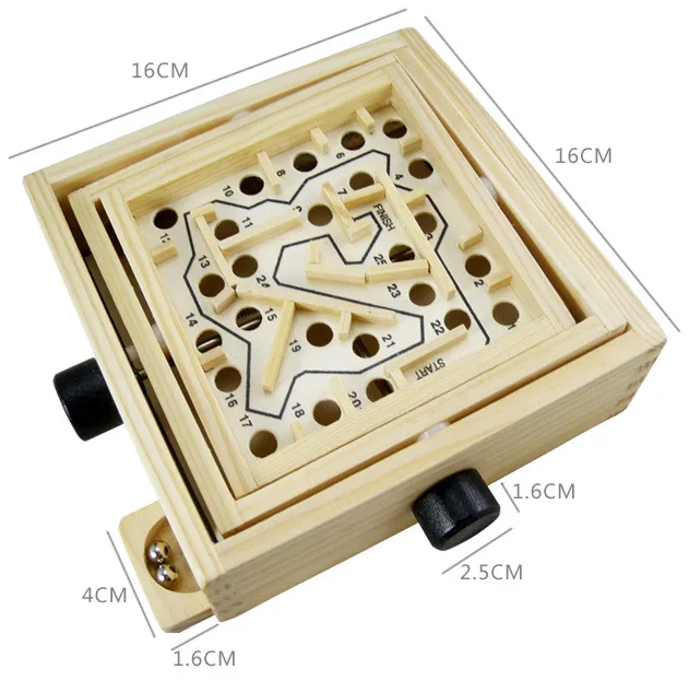 

Cute Labyrinth Wooden Toys Kids Toy Wood Puzzle Magic Cube Children Desk game Pinball Maze Board Game Family Game free shipping