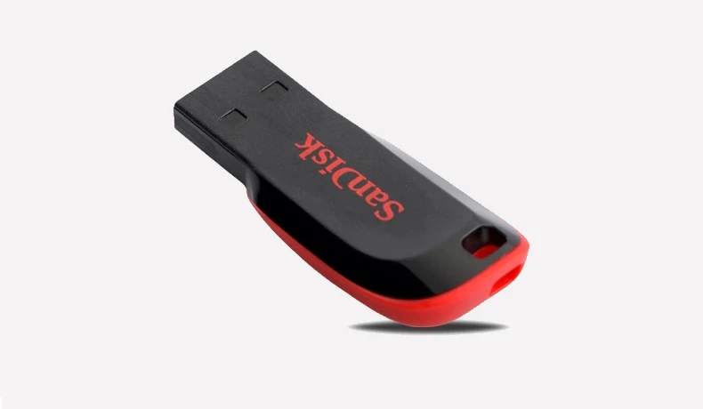 SanDisk USB флеш-накопитель 64 ГБ Флешка 32 Гб 16 Гб мини-флешка 8 ГБ флеш-карта памяти 128 г Cruzer Blade CZ50 Автомобильный USB ключ для ПК/телевизора