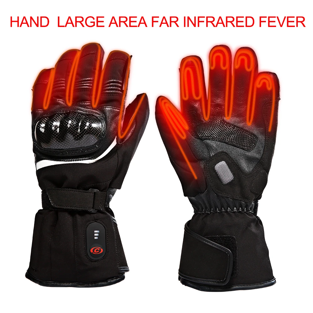 guantes calefactables moto aliexpress