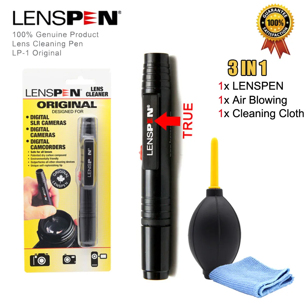 3/4in1 LENSPEN Pen Dust Cleaner Camera Cleaning Lens Brush Air Blower