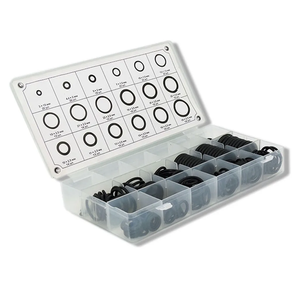 Metric O-Ring Washer Assortment 18 Popular Sizes Plastic Case B