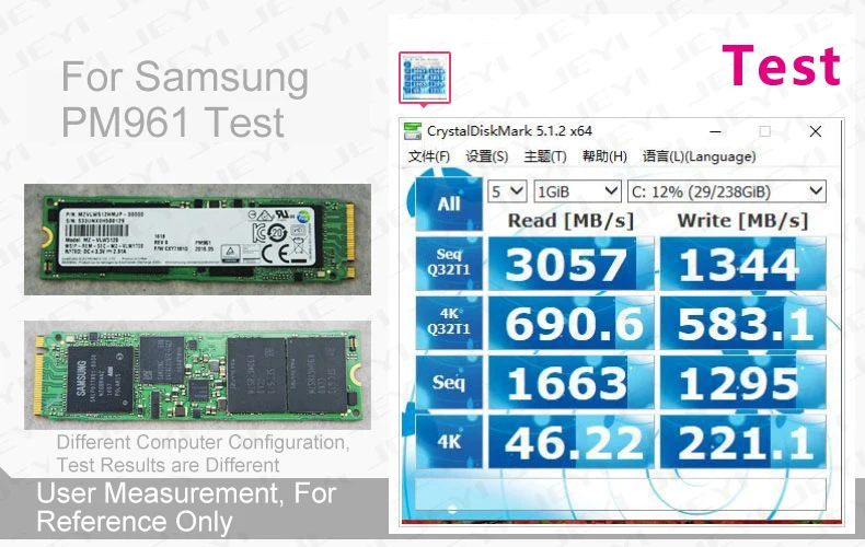 JEYI SK9 m.2 расширение NVMe адаптер NGFF к PCIE3.0 Вентилятор охлаждения с вентилятором алюминиевая крышка 12 В+ 3,3 В SSD двойной интерфейс SATA3