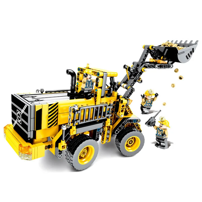 

Yeshin 701701 Technic Cars Toys Wheel Loader Set Compatible With 42030 Building Blocks Bricks Assembly Car Model Kids Gifts