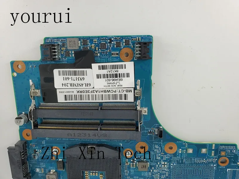 Материнская плата yourui 683496 601 501 001 для ноутбука HP Probook 4440S 4540S 4740S тестовая DDR3 693171
