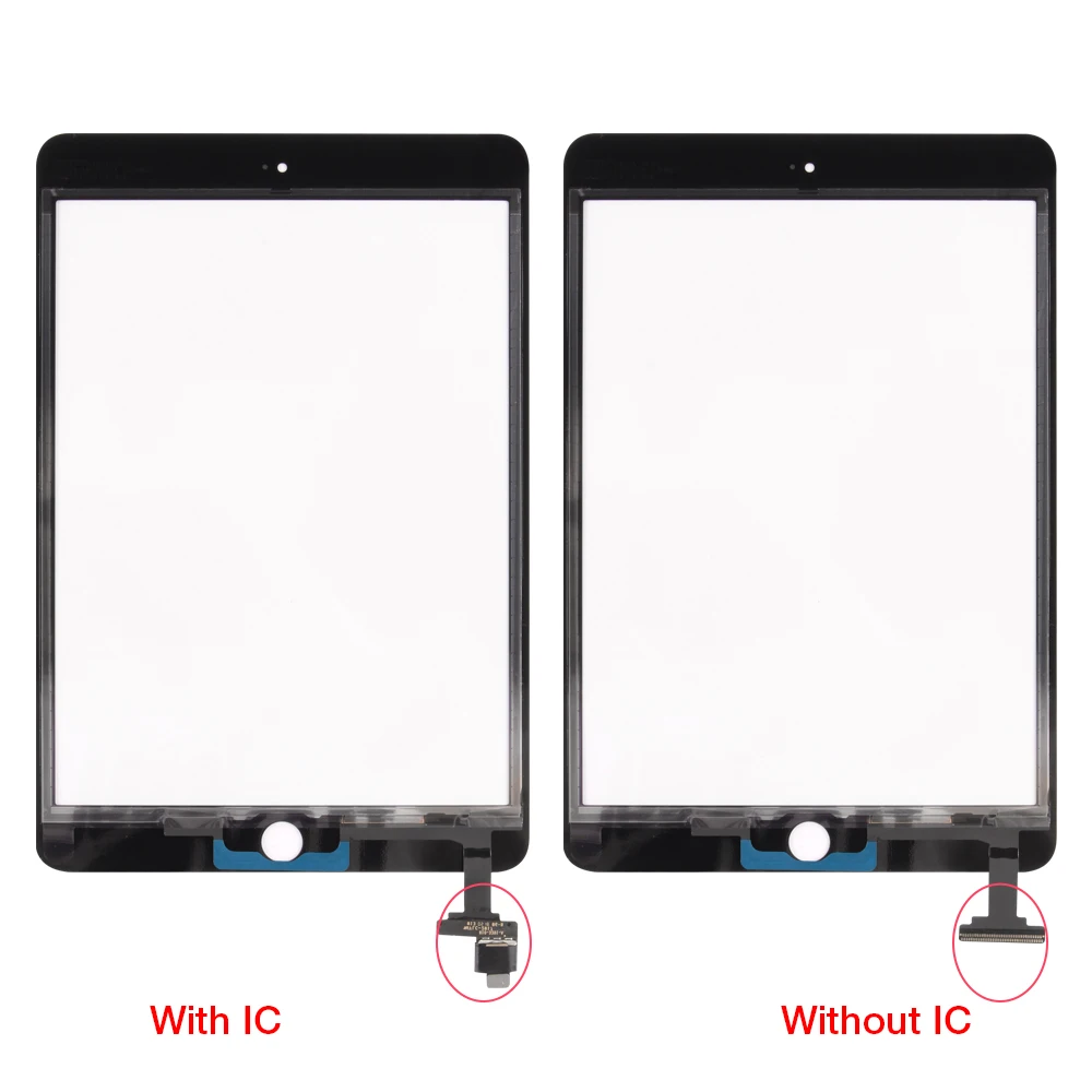 Дигитайзер сенсорного экрана Mini3 для iPad Mini 3 A1599 A1600 A1601 TP IC с кнопкой возврата и