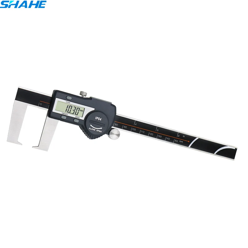 

0-150 mm digital micrometer caliper stainless steel outside groove caliper outer hook groove caliper