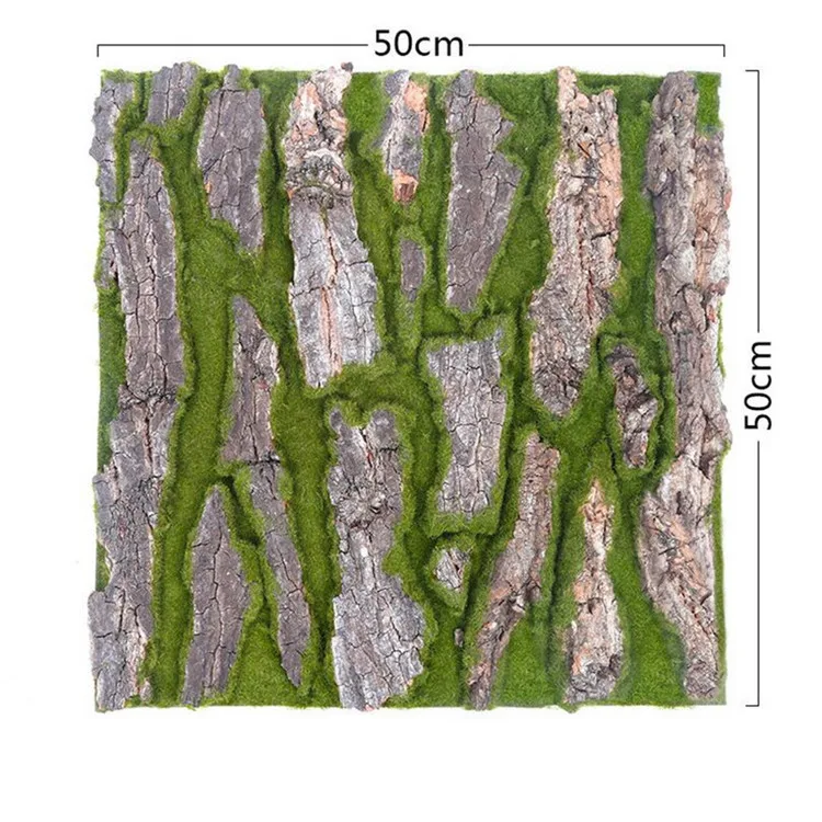 Flone Real Dried Pine Tree Bark Artificial Moss Fake Vine Plant Flowers For Indoor Water Pillar Cover Wrap  DIY Decoration (27)