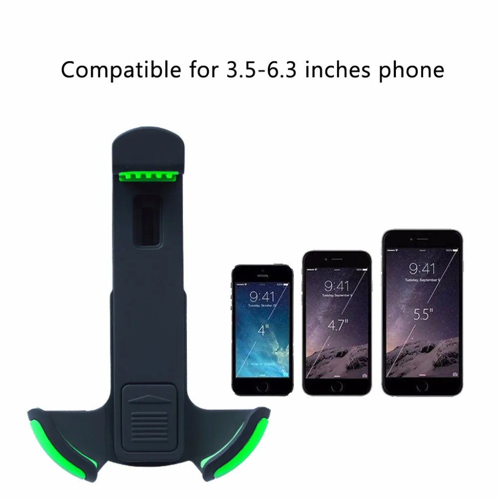 Universal Goose-neck Car Mount Charger Holder with with 2 USB Charging Port Car Charger for 3.5-6.3 Inch Smartphone (6)