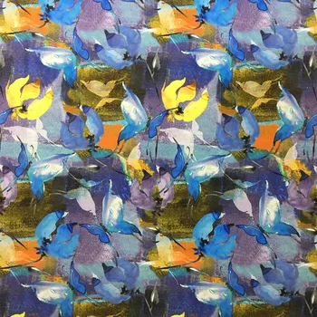 

Modern Butterfly Painting Abstract Digital Prints Chair Sofa Armchair Pillow Velvet Fabric Decorative Cloth 140cm wide 2 colors