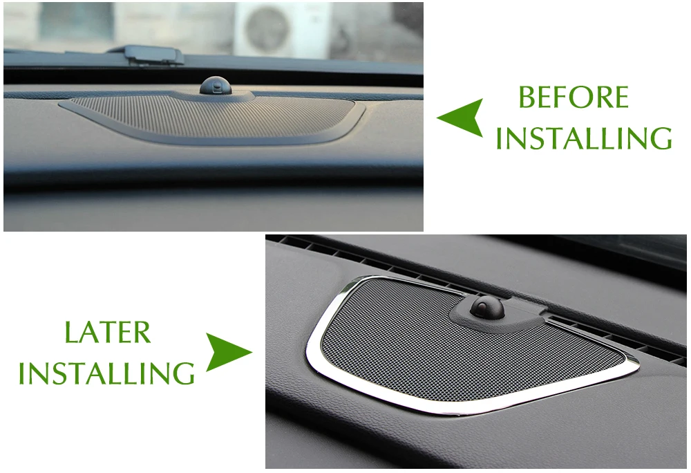 VCiiC стайлинг автомобиля из нержавеющей стали внутренний центральный