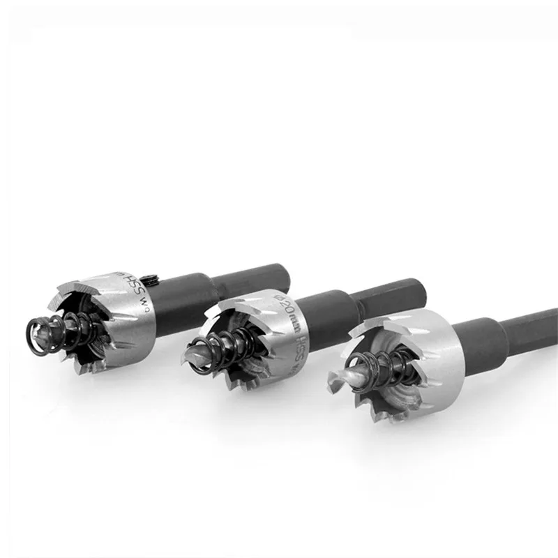 

12mm-100mm HSS Metal Hole Saws High-speed Steel hole Saw Power tools Core drill bit Metal Drilling Factory Direct