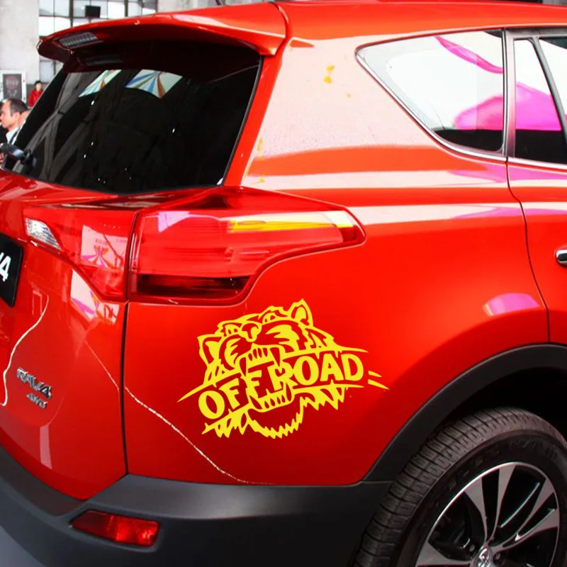 Модные внедорожные наклейки с тигром для JEEP/HONDA CR V/TOYOTA RAV4 автомобильные виниловые