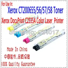 Для Xerox CT200655 CT200656 CT200657 CT200658 Цвет тонер Cartrigdge, устройство для ксерокса C2535A C2535 2535A 2535 Тонер для цветного принтера