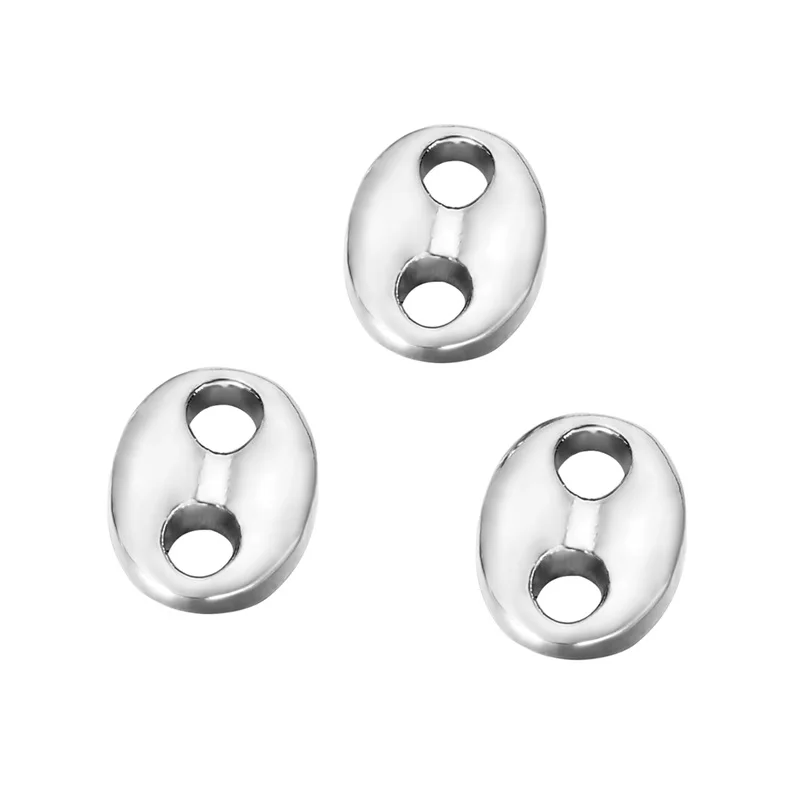 VALYRIA 5pcs Stainless Steel Anchor Charms Pendant Jewelry Making