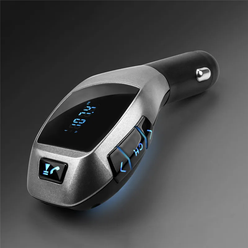 

Car Kit Handsfree Wireless Bluetooth SD MMC USB FM Transmitter Modulator LCD MP3 Player USB ChargerDropship jh0416