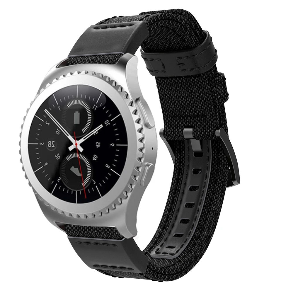 Нейлоновый ремешок для samsung Galaxy Watch 42 мм Active 2 44 мм 40 мм SM-R820 R830/Active 2 Band Браслет gear S2 спортивный ремешок для часов