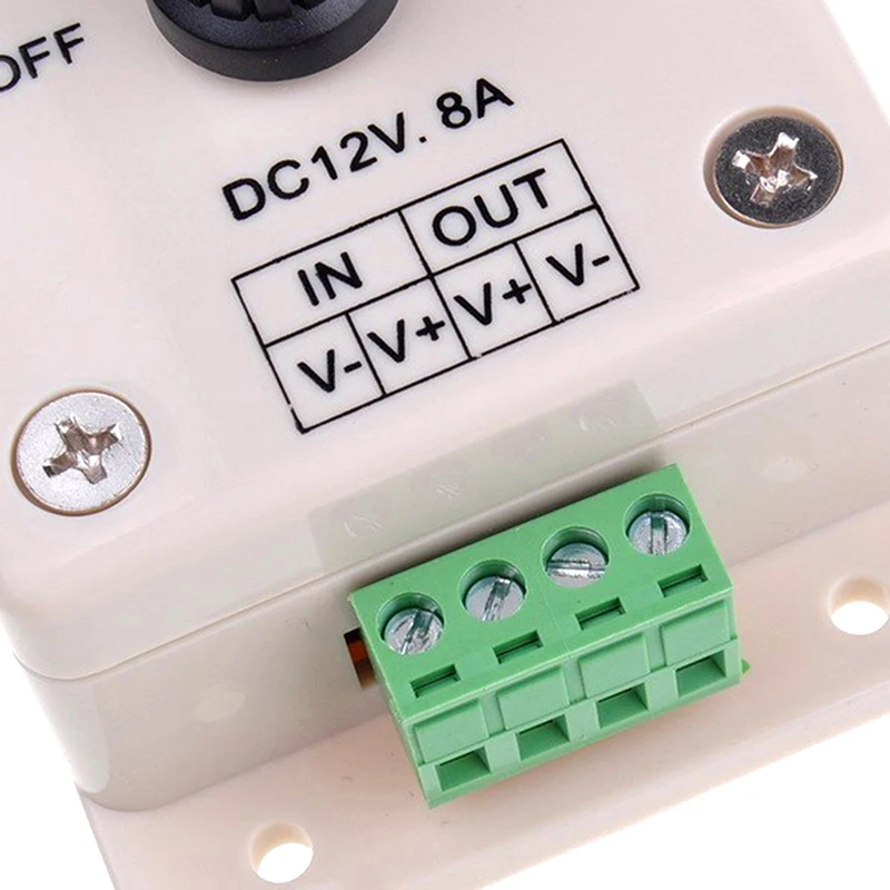 VIPMOON DC12 24V 8A светодиодный диммер на/выключения контроллер для SMD 3528 5050 один Цвет
