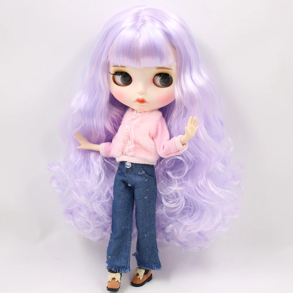 Susan – Premium Custom Neo Blythe Doll with Multi-Color Hair, White Skin & Matte Pouty Face 3