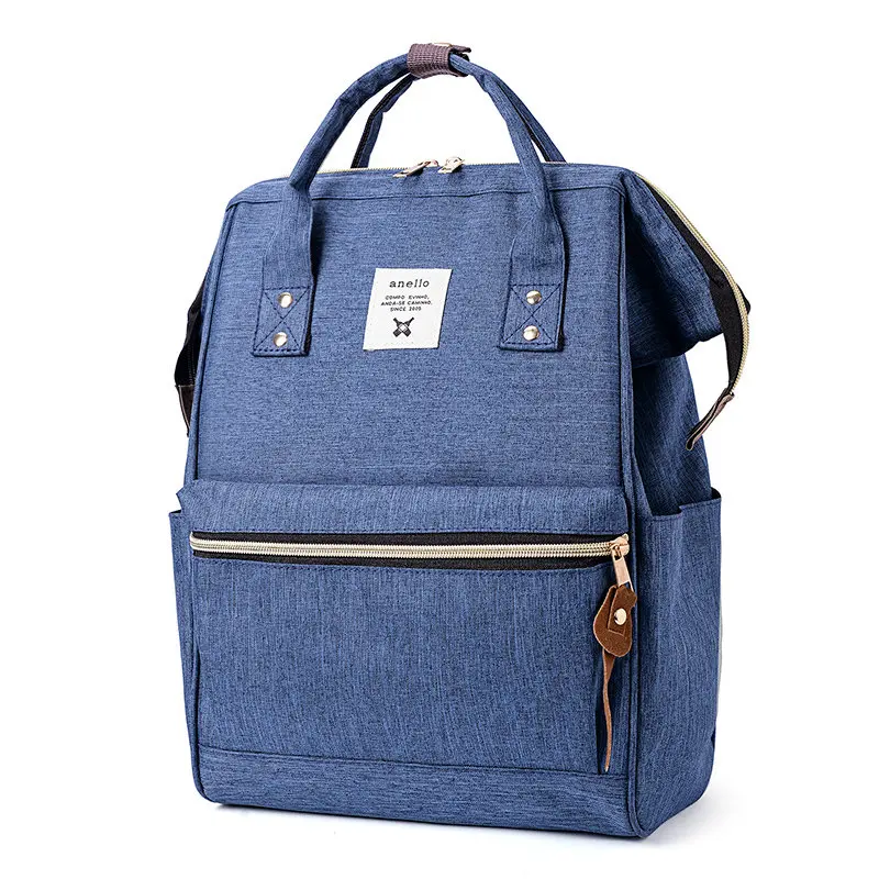 dark blue Корейский стиль Оксфорд рюкзак Для женщин plecak na laptopa damski mochila para adolescentes школьные сумки для девочек-подростков - Цвет: dark blue