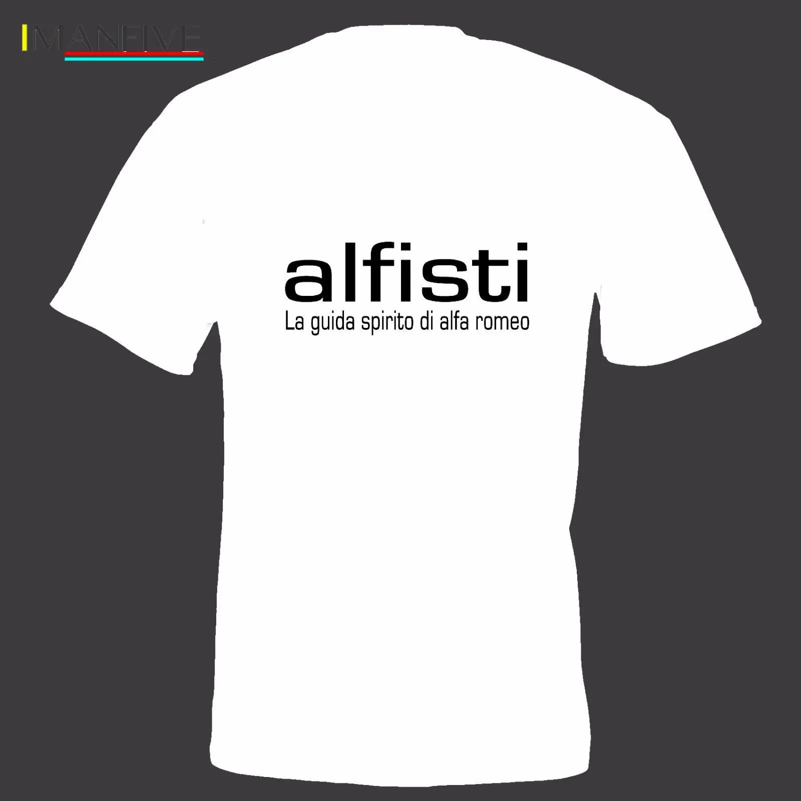 

Alfa Romeo inspired T shirt Alfisti gift new clothing ALFA Dad choice of colours Print O-Neck Cotton Casual t shirt