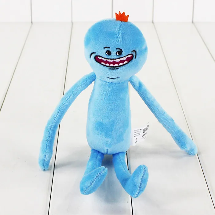 25 см 2 стиля Рик и Морти плюшевые Happy Sad Meeseeks Мягкие плюшевые игрушки куклы для детей подарок - Цвет: happy