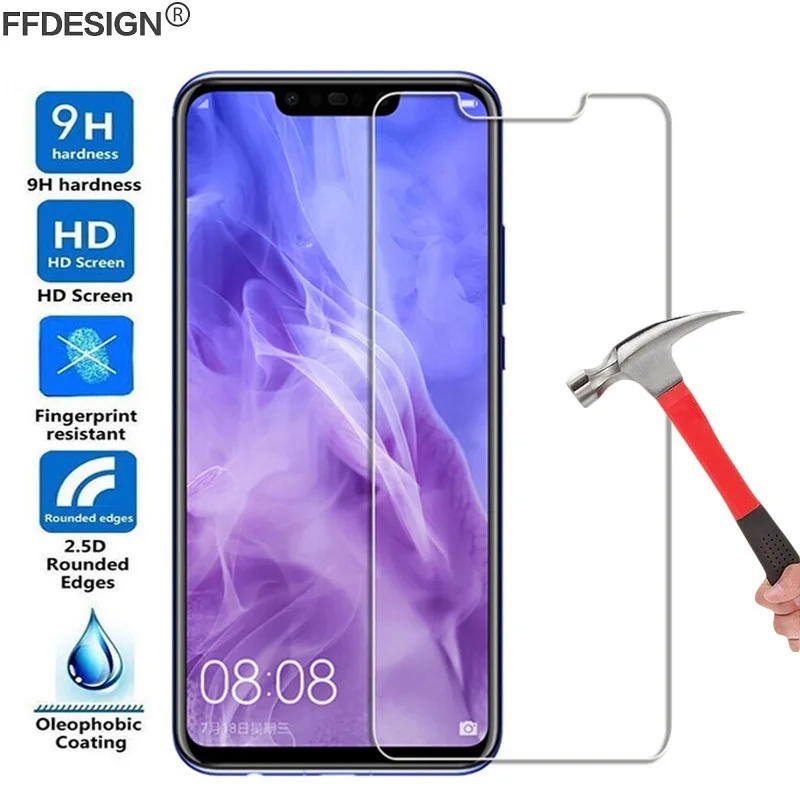 2 шт. защитное стекло на для huawei mate 20 Lite облегченное Закаленное Защитная пленка