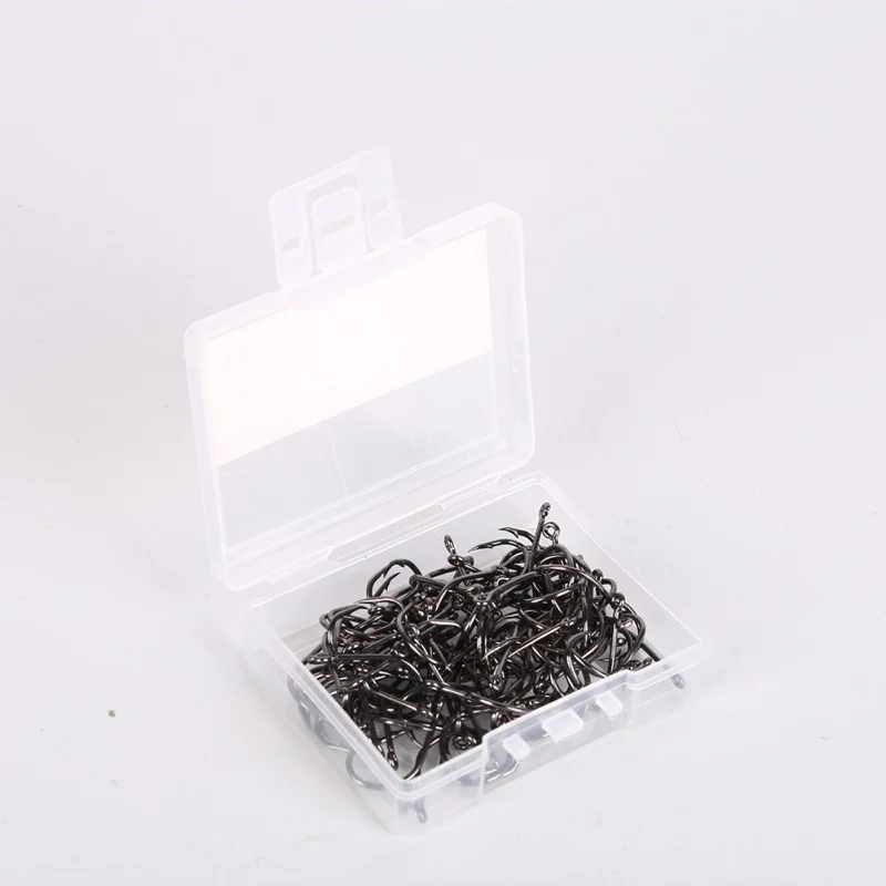 100 Pcs / Set High Carbon Steel Fishing Hooks Fly Fish Hook Lake River Ocean pesca fishing gear everything for fishing