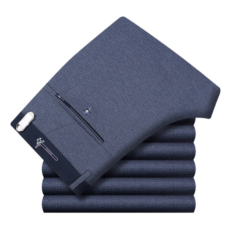Mens Suit Pants Summer Thin Men Dress Pants Straight Business Office Mens Formal Big Size Classic Trousers Male suit pants men pants