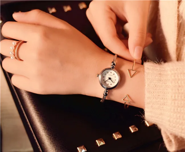 Роскошный женский модный бриллиантовый браслет, Стильные кварцевые часы под платье для женщин, бренд ulzzang, золотые и серебряные женские часы, подарок