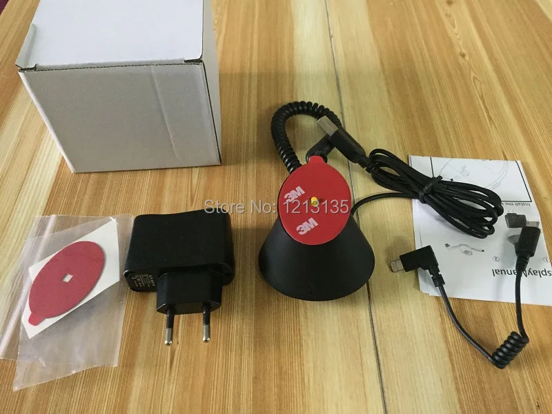 universal_cellphone_display_stand_wit_alarm_and_charger_for_mobile_phone_with_micro_lightning_type_c_charger_cable