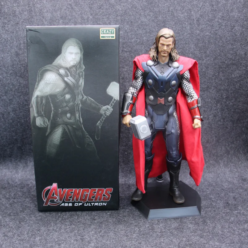 

Crazy Toys Marvel Acengers Thor PVC Action Figure Collectible Model Toys 30cm