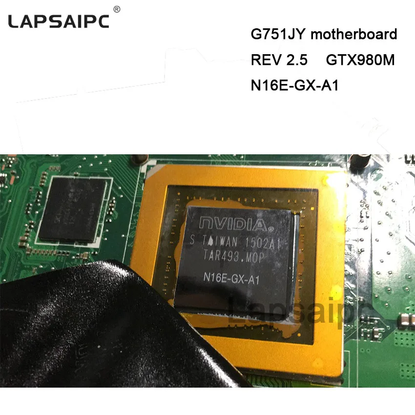 G751JY материнская плата G751J для ноутбука REV 2 5 GTX980M N16E GX A1 с графической картой i7 4780 cpu