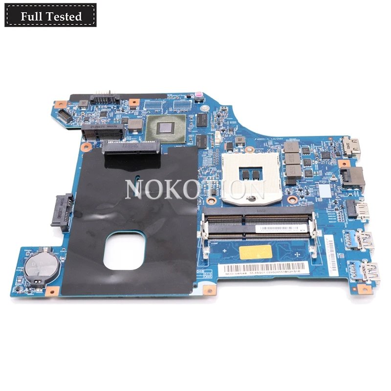 Материнская плата NOKOTION для ноутбука lenovo ideapad G480 14 дюймов LG4858 MB 11252 1 48.4SG01.011 11S90000306