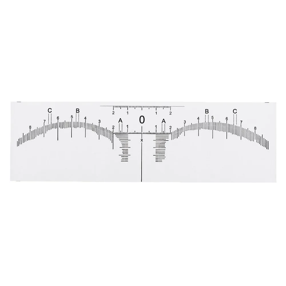 

18cmx2.7cm Disposable Adhesive Eyebrow Ruler Guide Sticker Tape Semi-permanent Tattoo Template Measure Beauty Tool