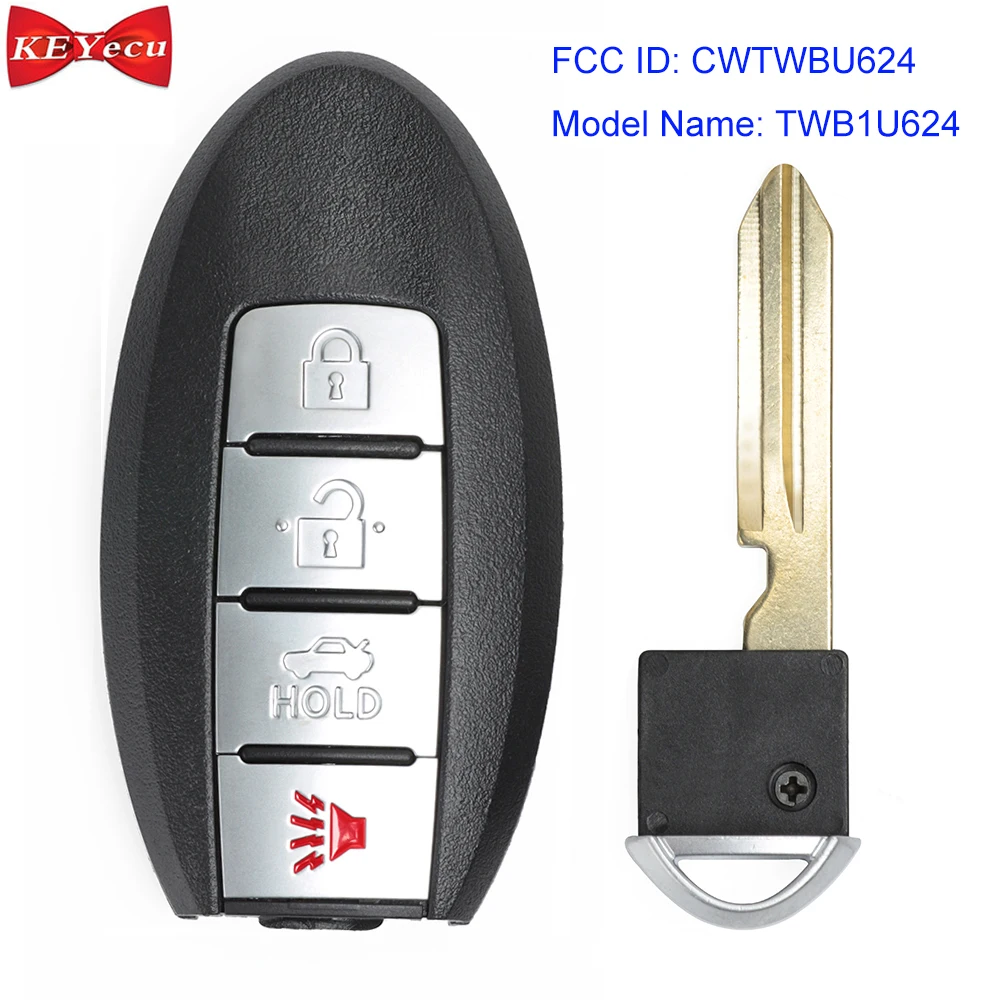 

KEYECU for Infiniti QX56 2008 2009 2010 Smart Remote Control Car Key Fob 315MHz FCC ID CWTWBU624