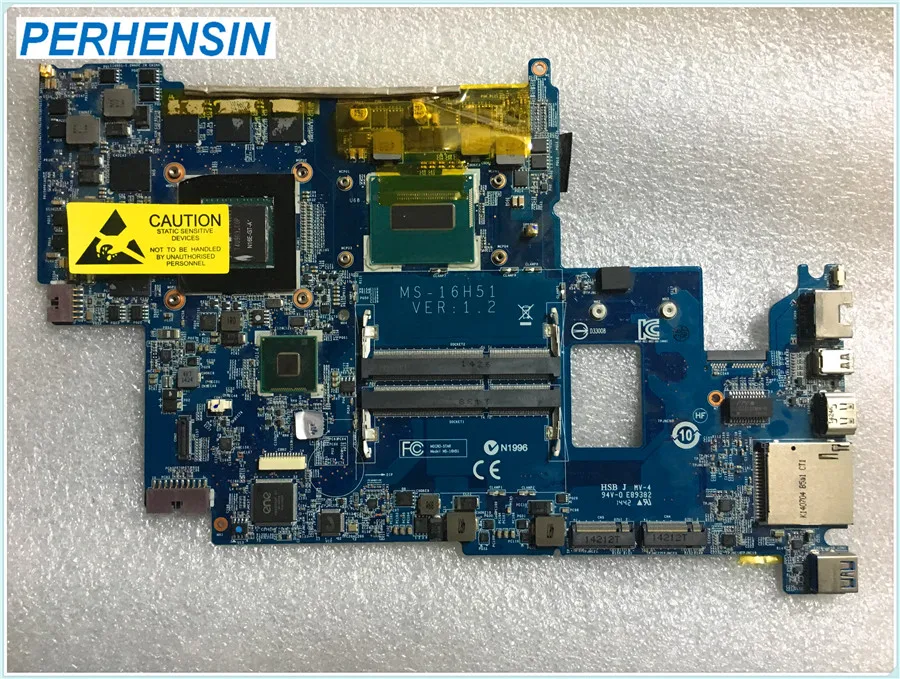 Материнская плата для ноутбука MSI GS60 материнская i7 4720HQ MS 16H41 GTX 970M N16E GT A1 Ver 1 2 100%