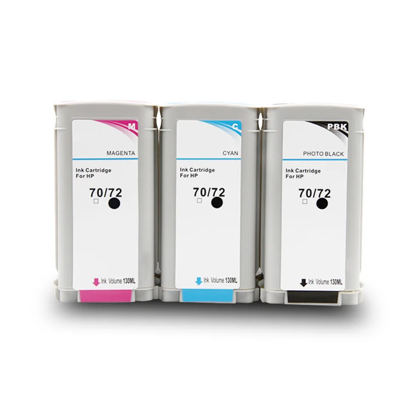 6 шт. полный xioncai совместимые чернильные картриджи для HP 72 Designjet T610 T770 T795 T1100 T1120 T1200