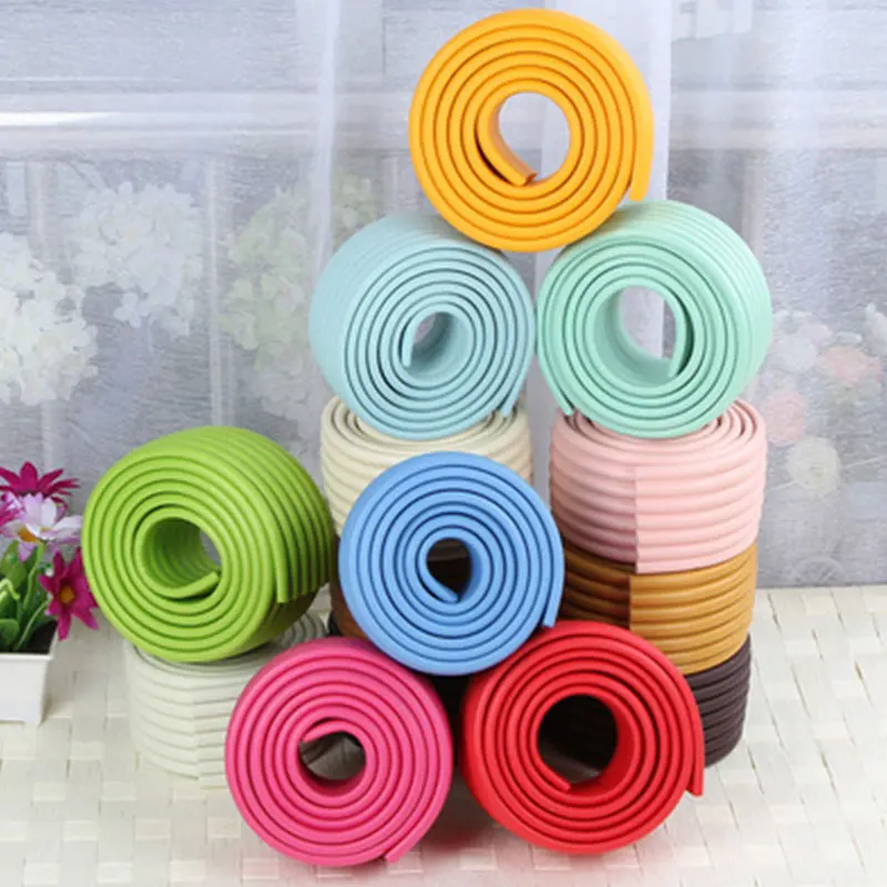 Soft W-shaped Wider Bumper Strip 2M Length Guard Child Baby Safe Corner Furniture Table Protection Child Protection Security