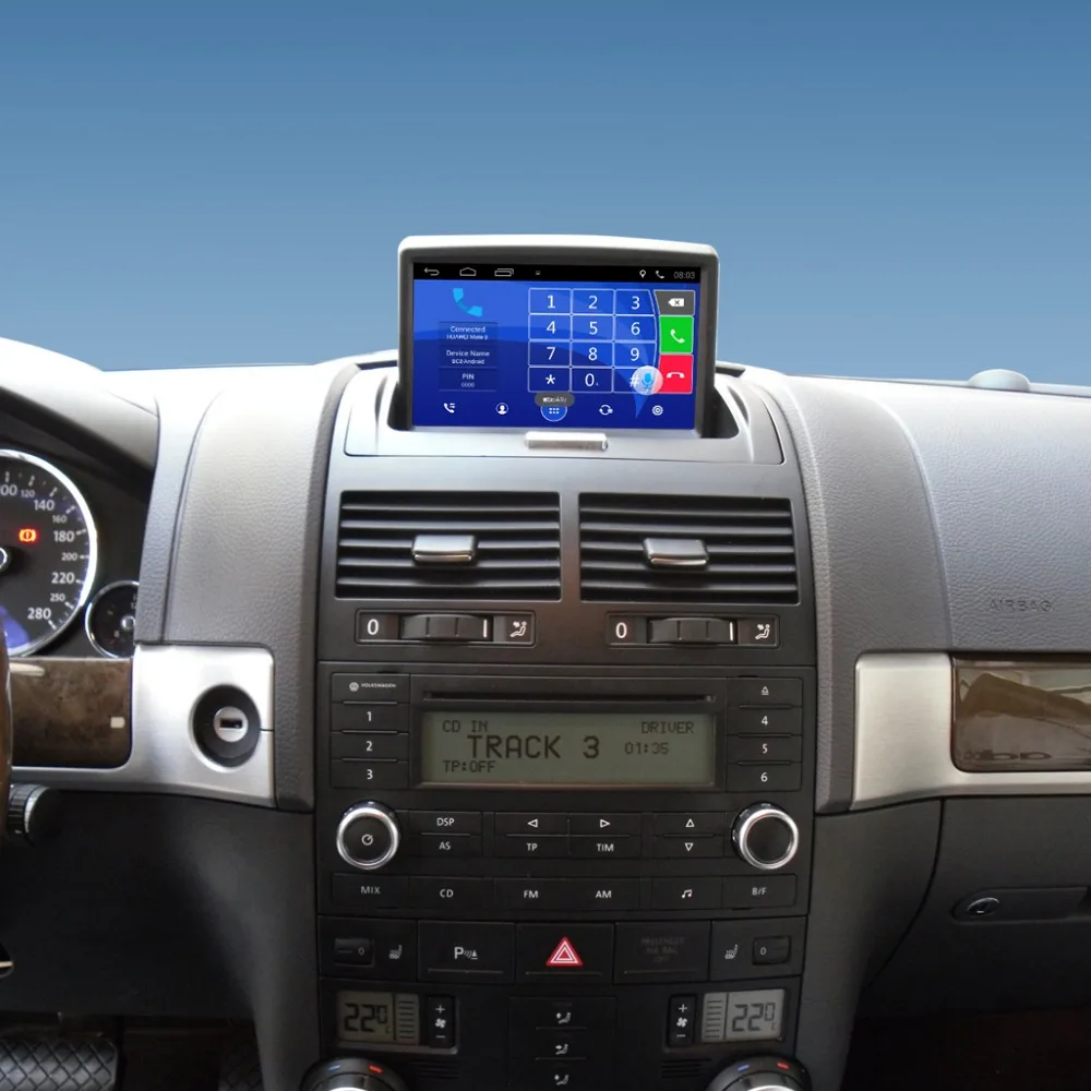 Excellent Upgraded Original Android 7.1 Car multimedia Player Car GPS Navigation Suit to Volkswagen VW Touareg Support WiFi Bluetooth 5